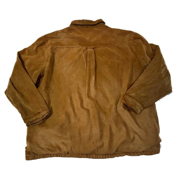 Weatherproof Garment Co. Harrington Bomber Jacket Men's Suede Brown Size XXL - Picture 9 of 9